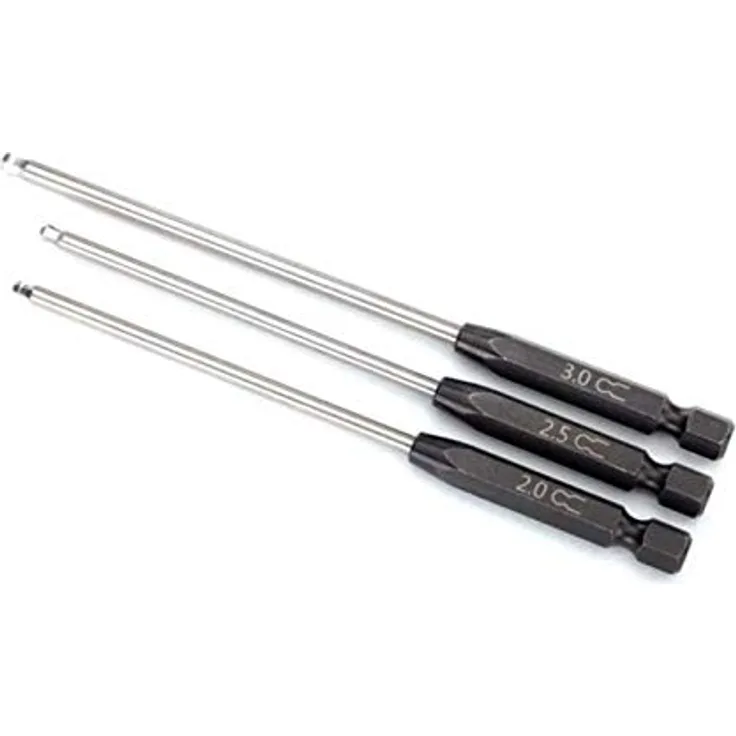 Speed-Bit Set, Innensechskant Kugel 3teilig 1/4Zoll