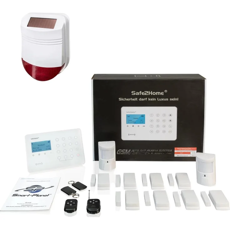 Safe2Home® Funk Alarmanlagen Großes Set SP210 mit Sabotageschutz – WIFI / GSM / SMS Alarmierung - Lichtsteuerung – Bild 4