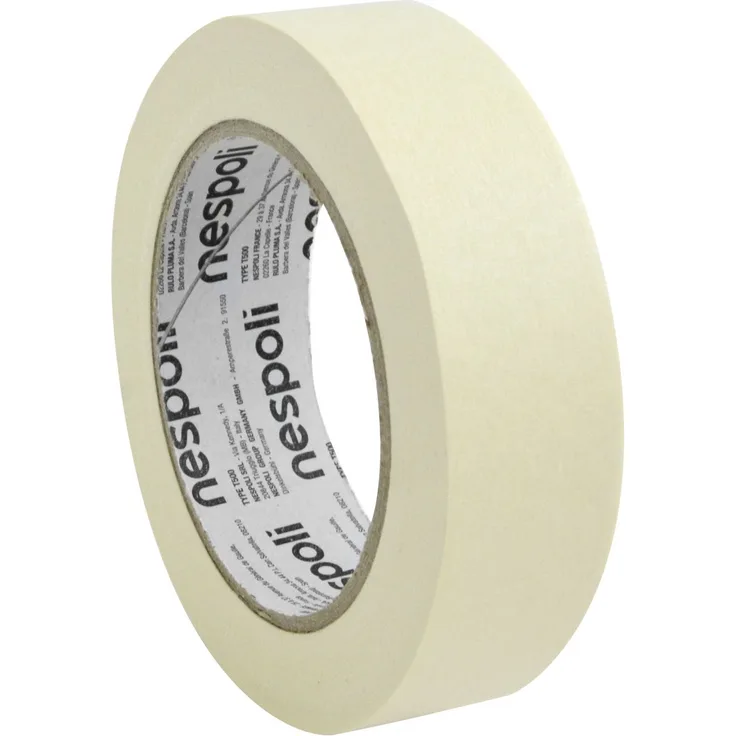 Flachkreppband 30 mm x 50 m hitzebeständig bis 80° 30 mm x 50 m