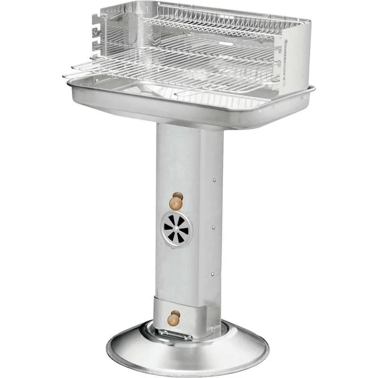 KYNAST Säulengrill FAMILY STAR eckig Edelstahl Grill