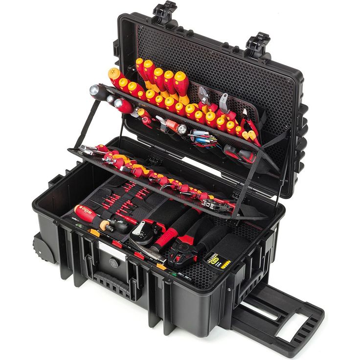 Wiha Werkzeug Set Elektriker Competence XXL II (42069), gemischt 115-tlg. in Koffer – Bild 6