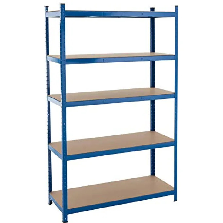 Steckregal Werkstattregal Kellerregal Schwerlastregal Metallregal Lagerregal Blau - 200x120x50cm | 875kg