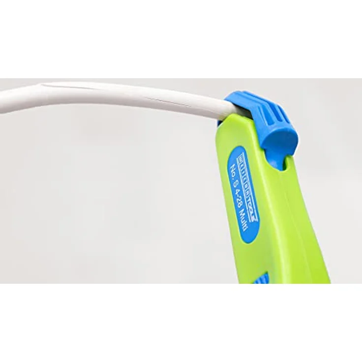 WEICON Kabelmesser No. S 4 - 28 Multi Green Line , mit integrierter Abisolierfunktion, Arbeitsbereich 4 - 28 mm Ø , 1 Stück – Bild 3