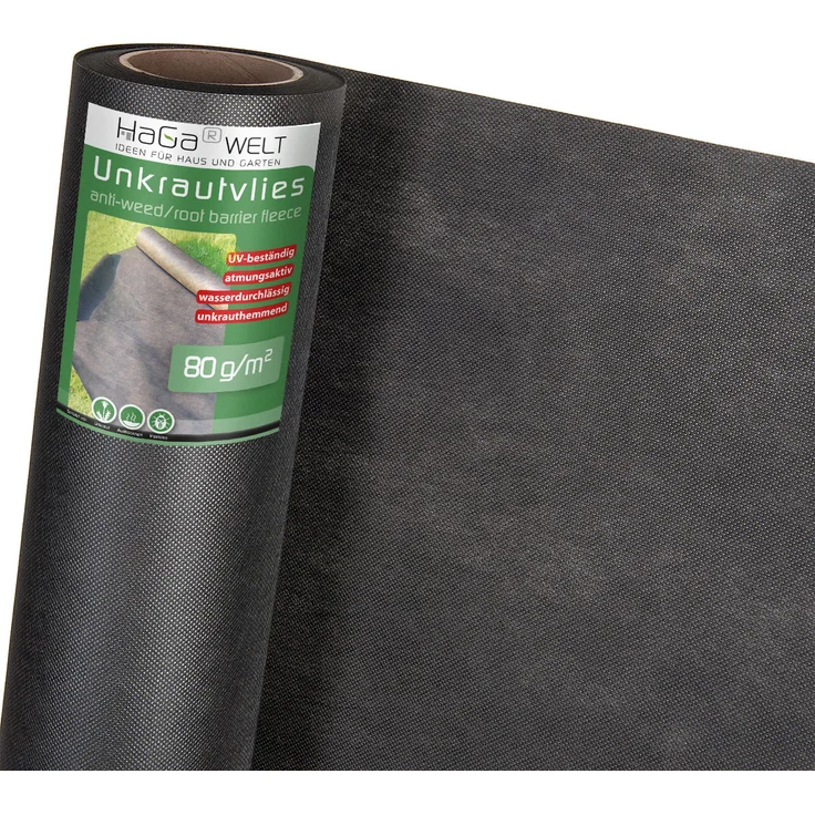 HaGa Gartenvlies 80G/m² In 2M Br (Meterware) Unkrautvlies Schutzvlies Gartenflies – Bild 1