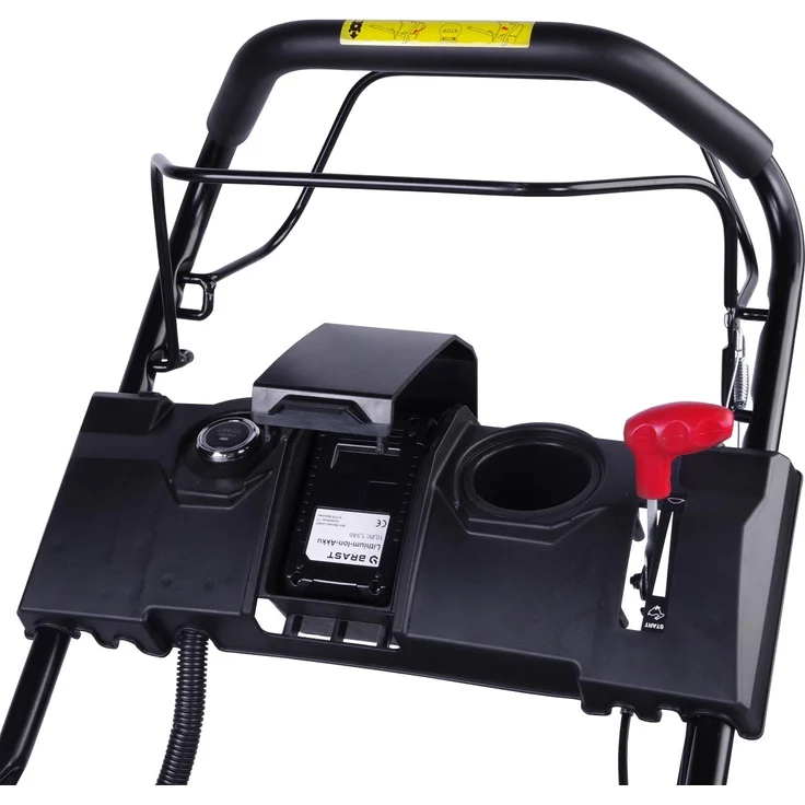 BRAST Rasenmäher Benzin 3,0kW (4,1PS) mit Antrieb Elektrostart 41cm Schnittbreite 40L Fangkorb Stahlgehäuse 144ccm - Preisvergleich – Bild 4