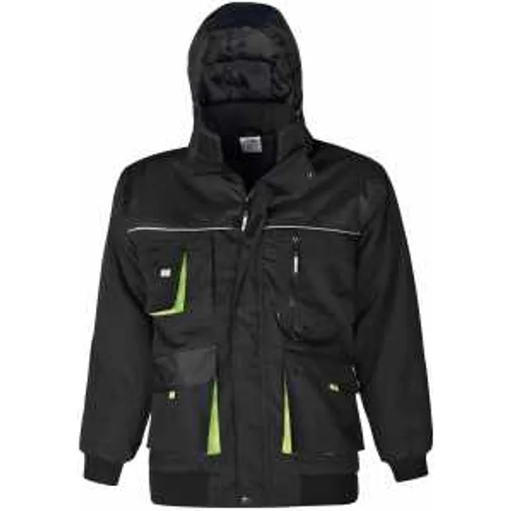 Triuso Winterjacke Power, wind- und wasserabweisend POWERWJ Gr. 3XL schwarz-grün