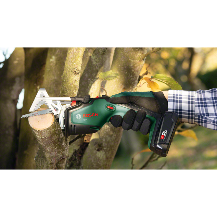 Bosch Keo 0600861A00 Power for All 18V Gartensäge mit Akku mit Ladegerät – Bild 2