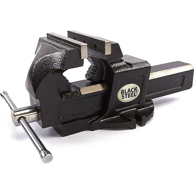 Stahl-Schraubstock mit Rohrklemmung 125 mm