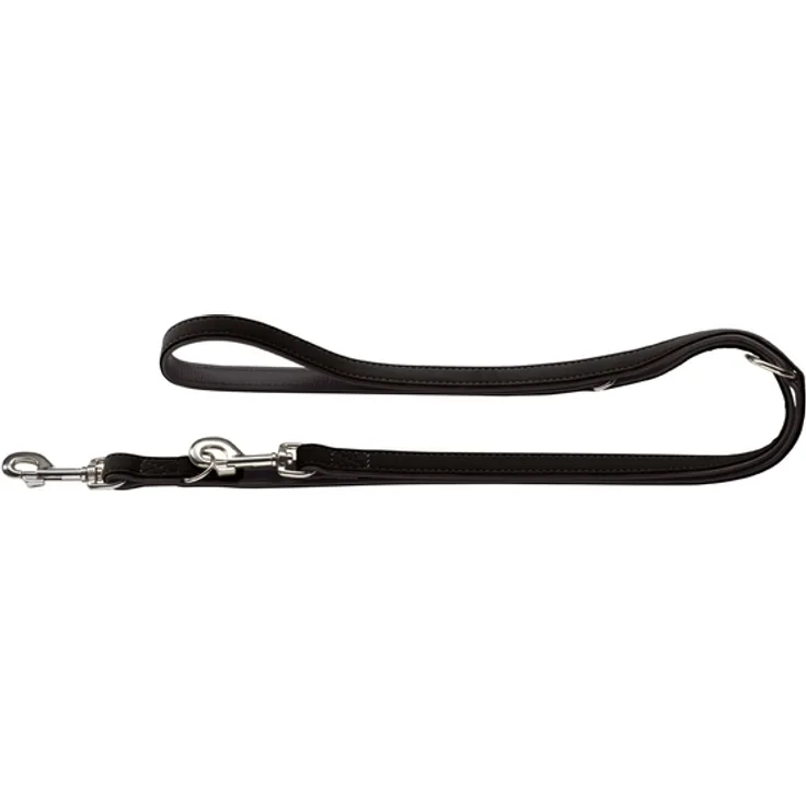 Hunter Verstellbare Führleine Softie schwarz 20 mm/200 cm