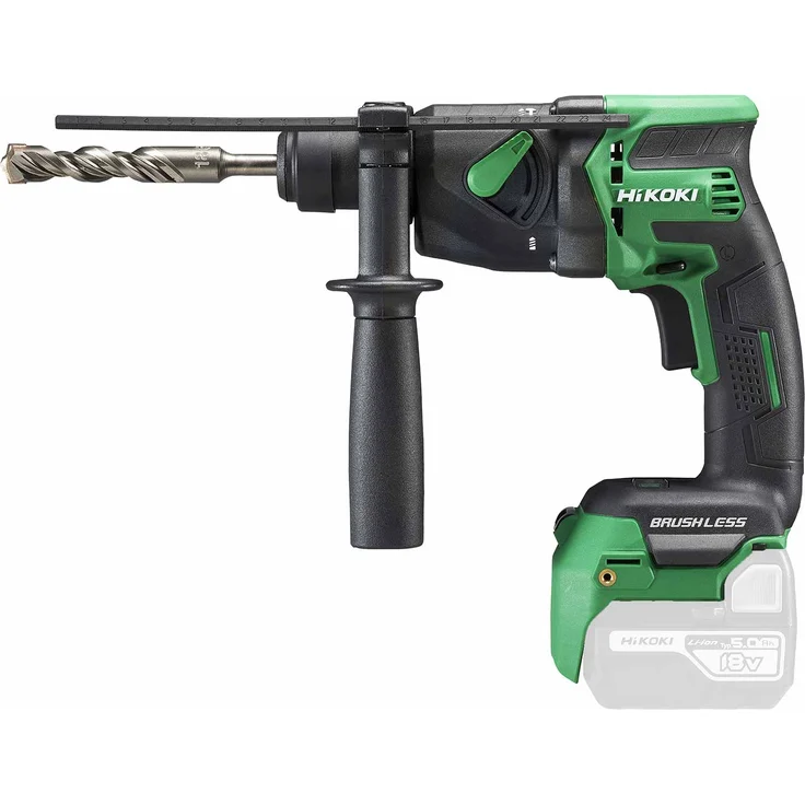 HiKOKI Akku-Bohrhammer DH18DPBW2Z Schrauben, Bohren, Meißeln, SDS-Plus, Soft-Start-Kontrolle 1,3J, 18V – Bild 1