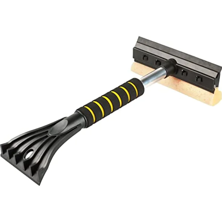 Scheibenreiniger und Eiskratzer 2in1 - 40x20 cm schwarz