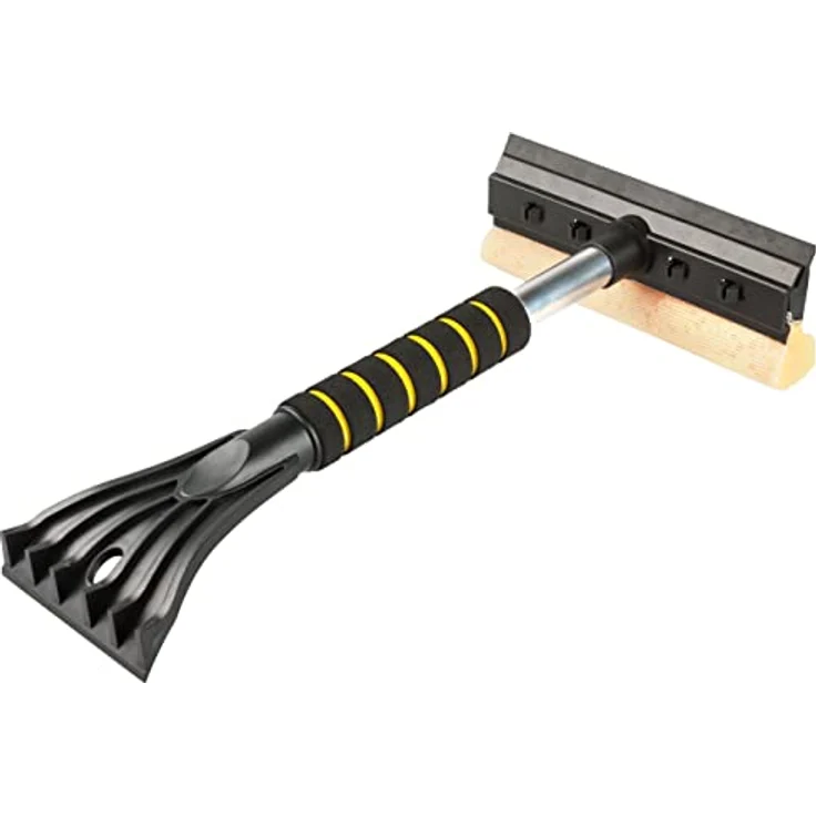 Scheibenreiniger und Eiskratzer 2in1 - 40x20 cm schwarz – Bild 1