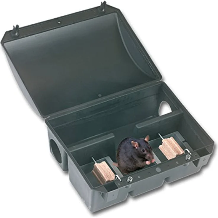 Kerbl 299635 Köderstation Blocbox Bora, 32.5 x 25 x 16 cm, gegen Ratten – Bild 2