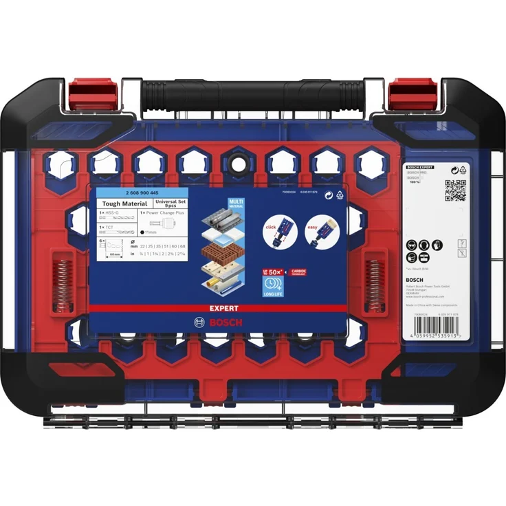 Bosch Expert Tough Material Lochsäge-Set, 22-25-35-51-60-68 mm, 9-tlg. – Bild 4