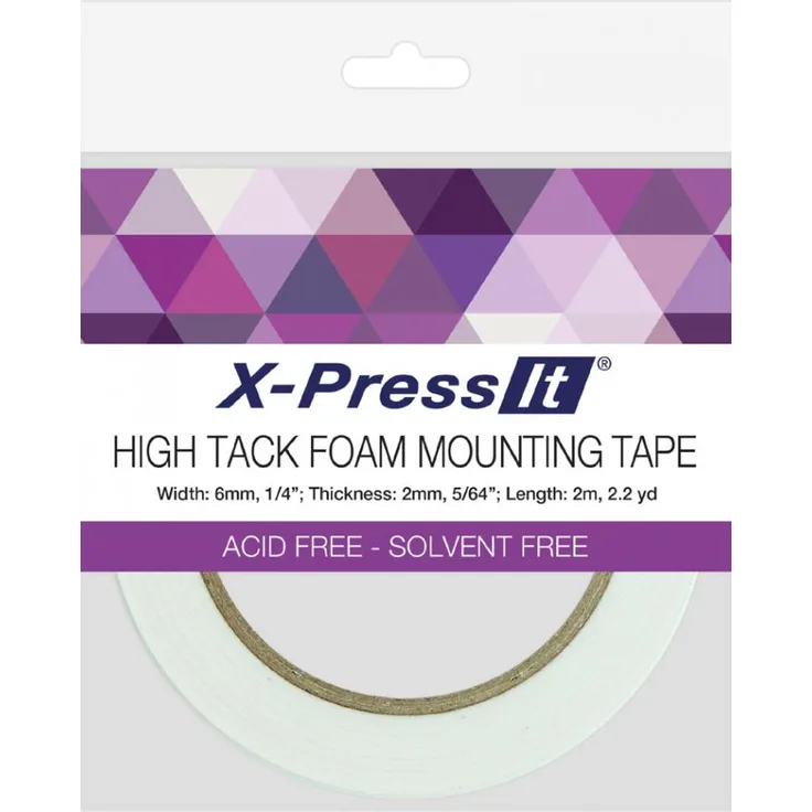 transotype X-Press It Montage-Schaumklebeband, 12 mm x 4 m