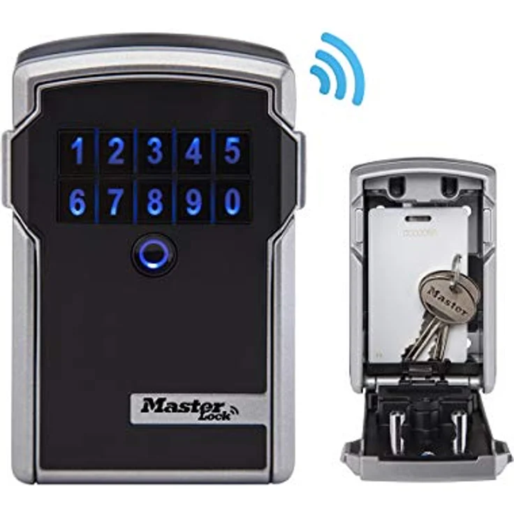 MasterLock 5441EURD - Wandtresor - Grau - Elektronisch - Schlüssel - Akku - 83 mm - 59 mm – Bild 1