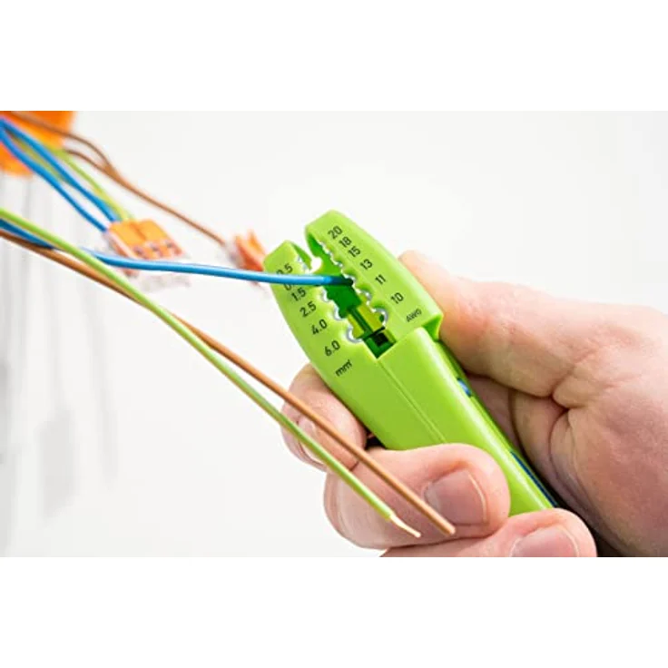 WEICON Kabelmesser No. S 4 - 28 Multi Green Line , mit integrierter Abisolierfunktion, Arbeitsbereich 4 - 28 mm Ø , 1 Stück – Bild 5