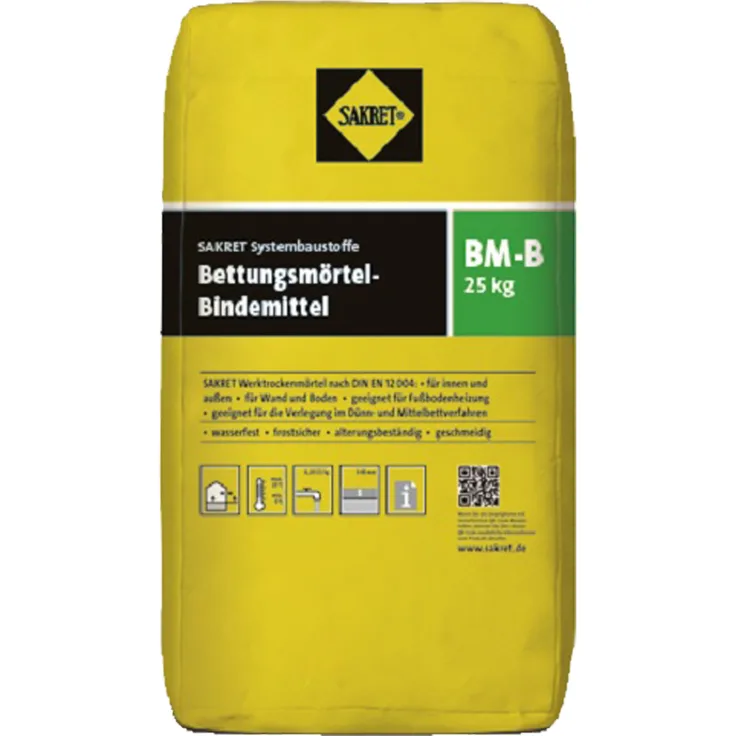 SAKRET Bettungsmörtel-Bindemittel BM-B 25 kg für Pflaster und Fußbodenheizung