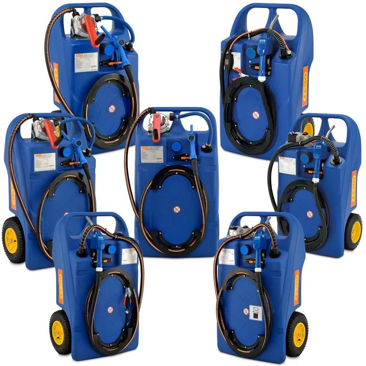 Cemo MO Trolley für AdBlue in verschiedenen Größen und Ausführungen "60 Liter Kurbelpumpe"