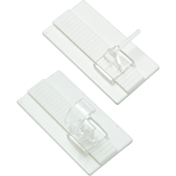 Gardinia Klebehaken Universal für Vitragestangen-Caféhausstangen