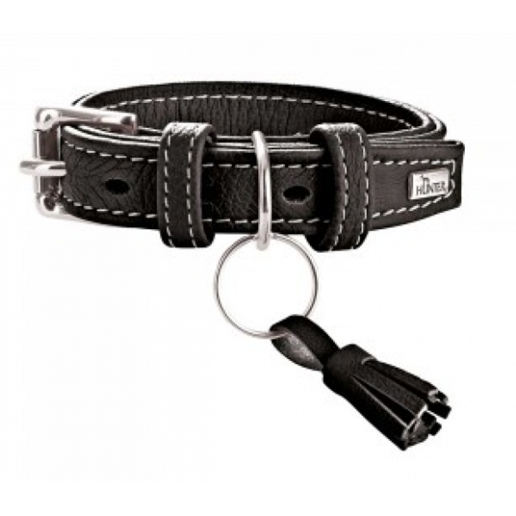 Hunter Hunde-Halsband Cannes schwarz S – Bild 1