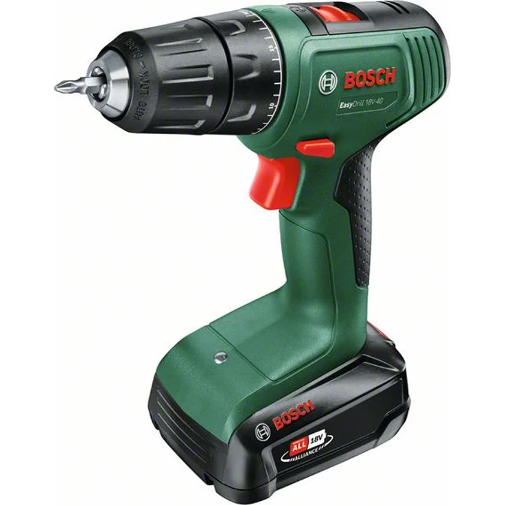 Bosch EasyDrill 18V-40 06039D8004 Power for All 18V Akku-Bohrschrauber 1 x 2 Ah mit Akku mit Ladegerät mit Tragekoffer – Bild 2