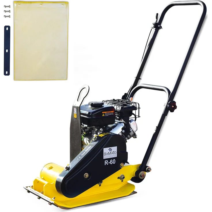 BAMATO Rüttelplatte R-60 mit Gummimatte