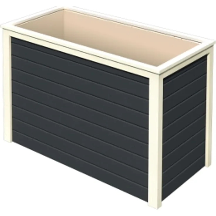 Karibu Hochbeet 1 anthrazit, 133x69x82 cm, 460 Liter