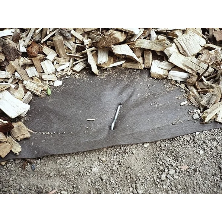 HaGa 100 Erdanker Metall verzinkt u-förmig 150mmx30mm Ø3mm für Vlies und Gitter – Bild 6