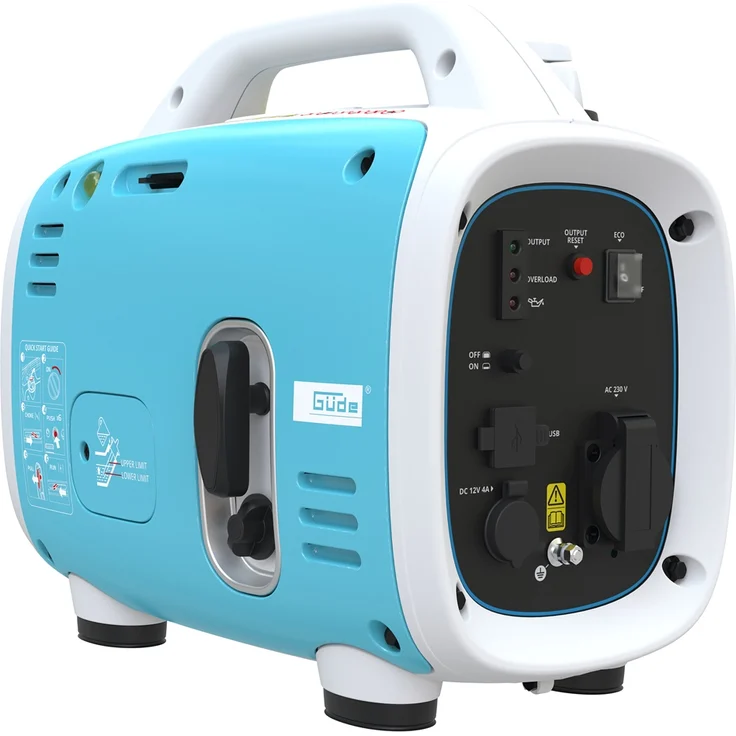 Güde Inverter Stromerzeuger Benzin Stromgenerator Notstromaggregat ISG 800-1 USB bis zu 4 Stunden Laufzeit – Bild 1