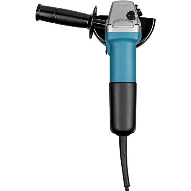 Makita 9558NBRZ Winkelschleifer 125mm, 840 W Schutzhaube Spindelarretierung schwarz-blau – Bild 3