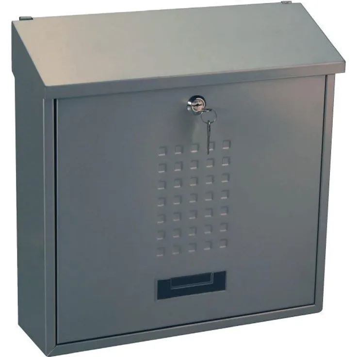 Primaster Briefkasten silber 360 x 100 x 370 mm, silber