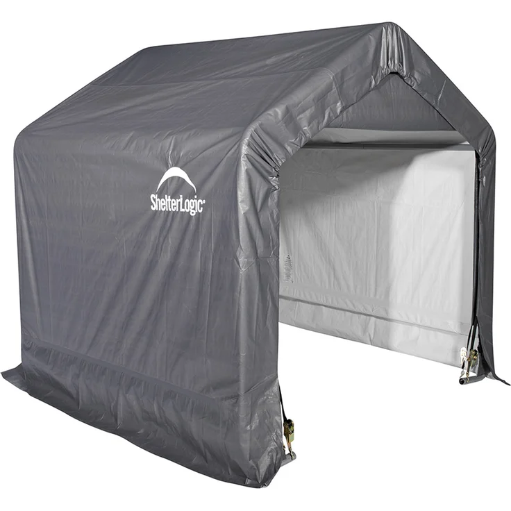 ShelterLogic Foliengerätehaus, Weidezelt "Shed-In-A-Box", 180 x 180 cm, grau, 3,24 m² – Bild 1