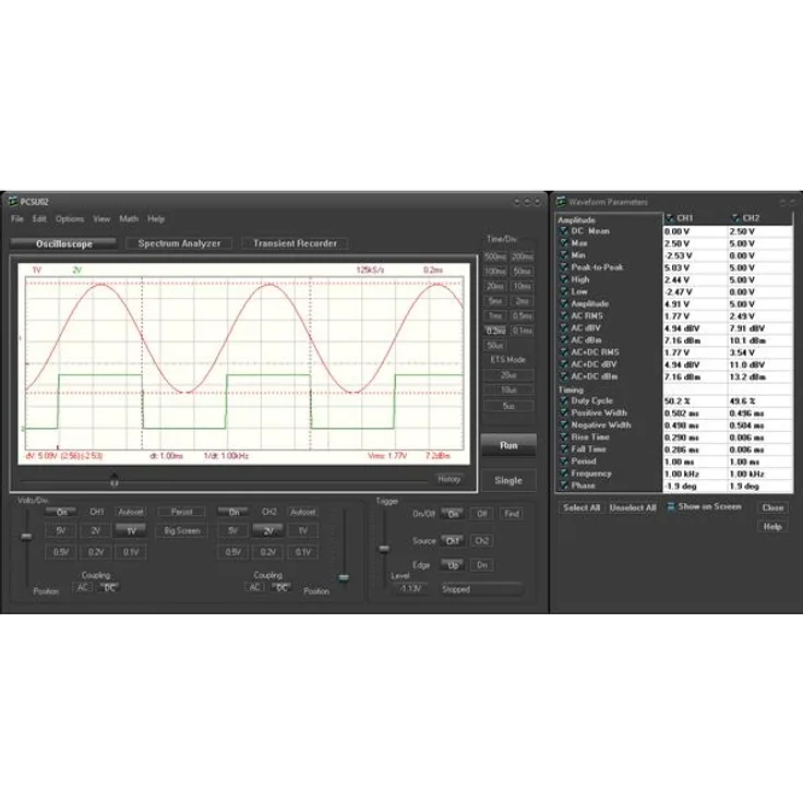Velleman Instruments MINI 2-KANAL PC-OSZILLOSKOP MIT USB-ANSCHLUSS