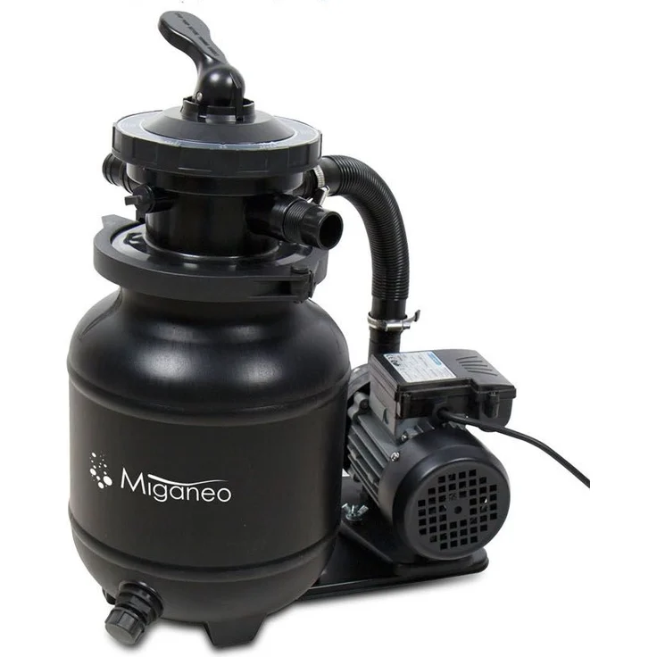 Miganeo Sandfilteranlage Dynamic 6500 Speed Clean 4,5 m³ schwarz – Bild 1