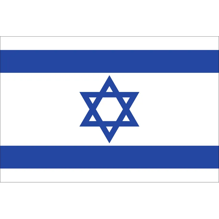 Flagge Israel 110 g/m² ca. 20 x 30 cm