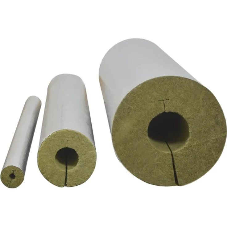 Scorprotect ® Rohrschale Rohrisolierung Steinwolle 1 m alukaschiert mit Gitterummantelung 100% EnEV : 15 x 23 mm – Bild 4