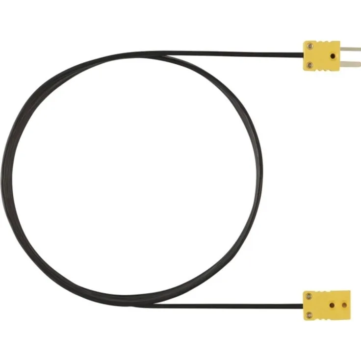 Testo 0554 0592 0554 0592 Verlängerung Verlängerungsleitung, 5 m, für Thermoelement-Fühler Typ K 1St.