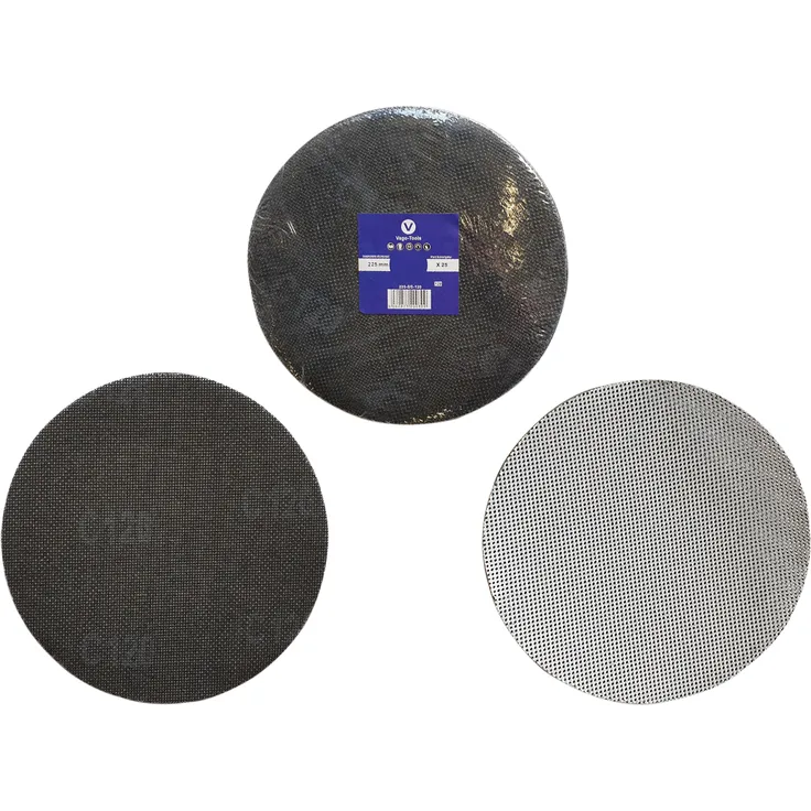 75 Stück Schleifgitter 225 mm K 40/80/120 je 25 St. Schleifscheiben