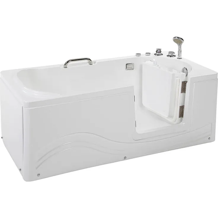 HOME DELUXE Seniorenbadewanne VITAL - M liegend Rechts