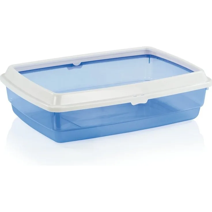 Ollesch Katzentoilette W-Cat mit Rand 53 x 38 x 16 cm