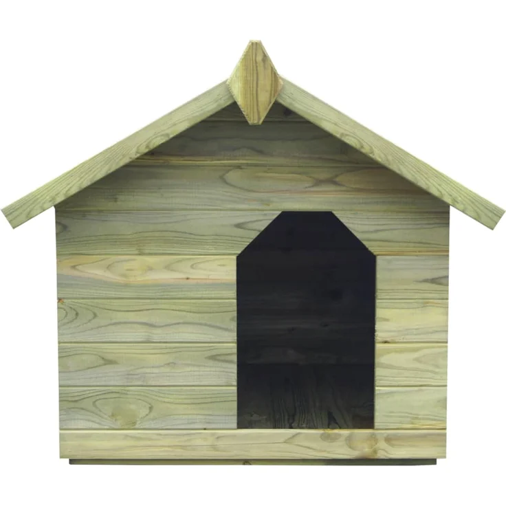 vidaXL Hundehütte mit Dach Imprägniertes Kiefernholz – Bild 2