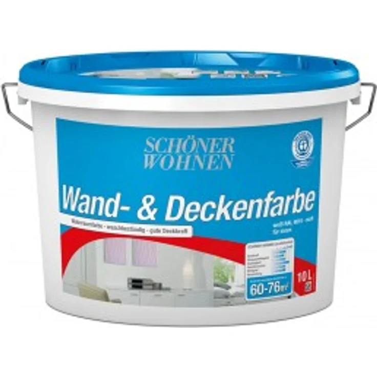 Schöner Wohnen Wand- und Deckenfarbe 10,0 Ltr. weiss