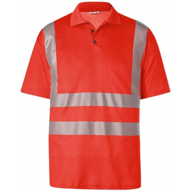 Kübler REFLECTIQ Polo PSA 2, warnrot, XL 50428227