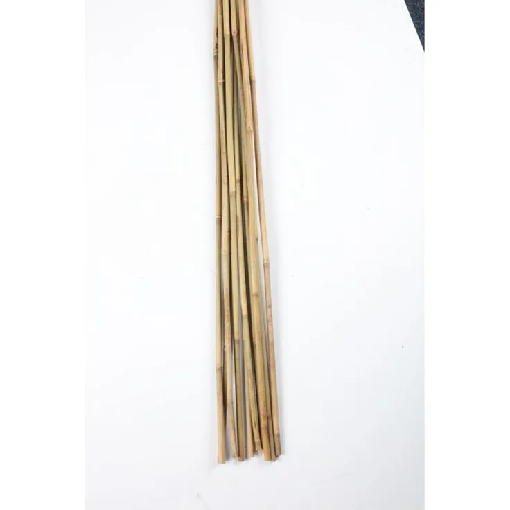 BURI 10er Set Bambus-Stangen L 90cm, ø 8-10mm Rankhilfe Pflanzenstab Stange Stütze