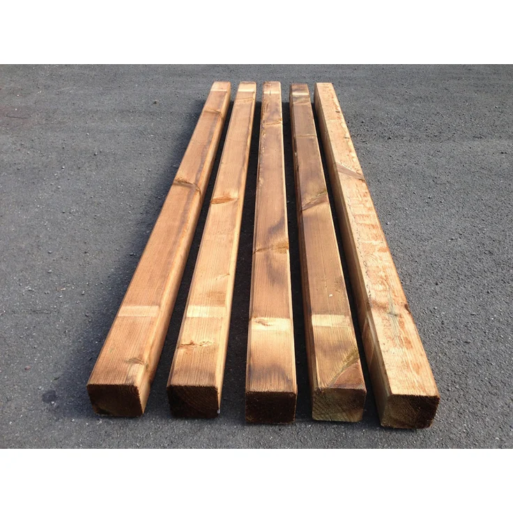 1Stk. HOLZPFOSTEN 7cm x 7cm x 150cm Kantholz Pfosten für Gartenzaun – Bild 6