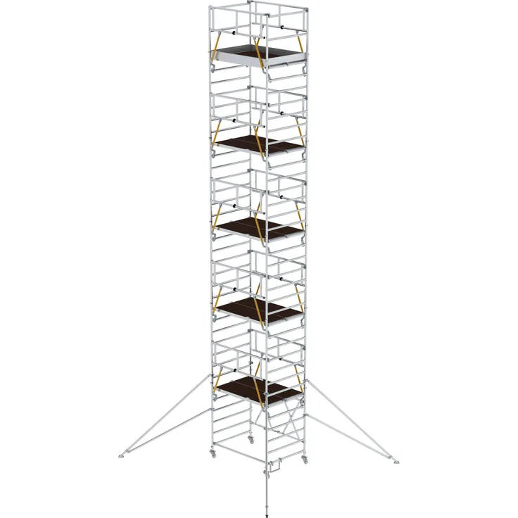 Günzburger Klappgerüst SG 1,35x2,45m mit Ausleger und Sicherheitsgeländer 11,89m AH