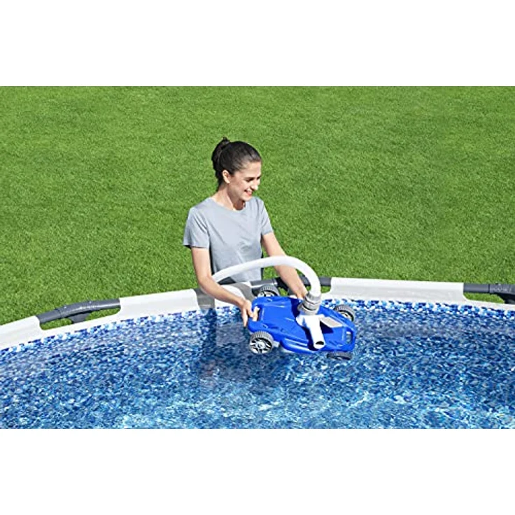 Bestway Flowclear Poolroboter AquaDrift 58665 für Pools bis 45 m², Poolboden, 12 m³/h Filterleistung, 7 m Schlauchlänge, 1,5 h Laufzeit, mit Tragegriff – Bild 5