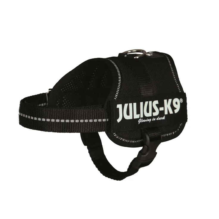 Julius-K9® Powergeschirr Baby & Mini schwarz Baby 2 (XS-S) – Bild 1