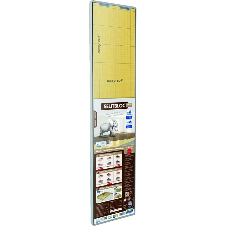 Selitbloc GripTec Vinyl- Designboden-Unterlage Faltplatte 1,5 mm stark 1,2 x 4,5 m